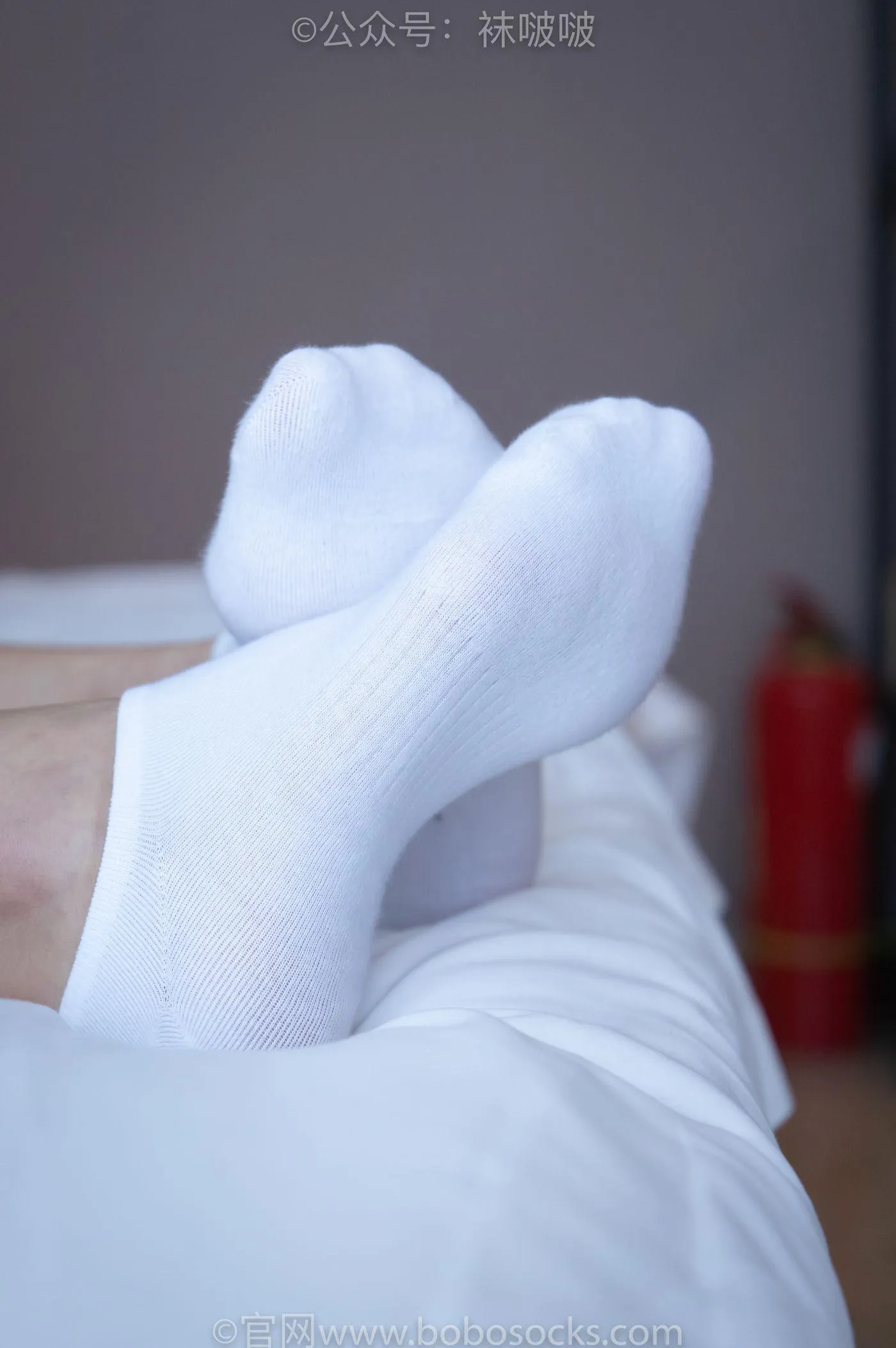 [BoBoSocks袜啵啵]NO.024 涵涵-板鞋、白棉袜、裸足 [134P]插图5